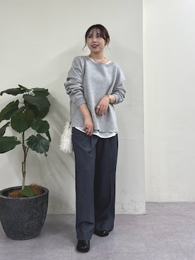 「アイテム（チョーカー）」を使った、mamifujiiさん（レディース・158cm）の秋コーディネート