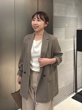 「オフィス」｜mamifujiiさん（レディース・158cm）の春コーディネート