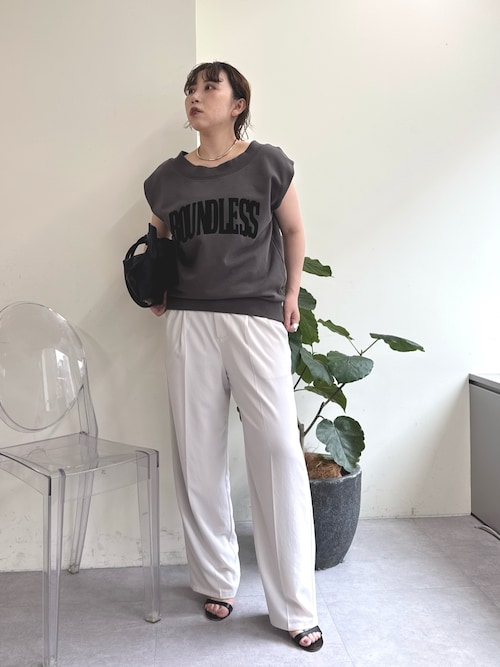 【ガリャルダガランテ】オフショルロゴスウェットTシャツ GALLARDAGALANTE トレーナー スウェット オフショルロゴ