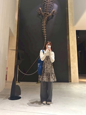 「アイテム（チュニック）」を使った、juu97さん（レディース・157cm）の秋コーディネート