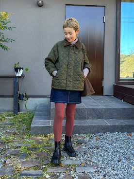 「アイテム（タイツ/ストッキング）」を使った、mikkoさん（レディース・161cm）の冬コーディネート