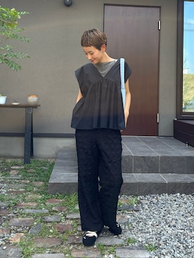 「アイテム（スニーカー）」を使った、mikkoさん（レディース・161cm・30代）の夏コーディネート