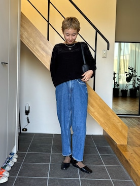 「アイテム（ハンドバッグ）」を使った、mikkoさん（レディース・161cm）の秋コーディネート