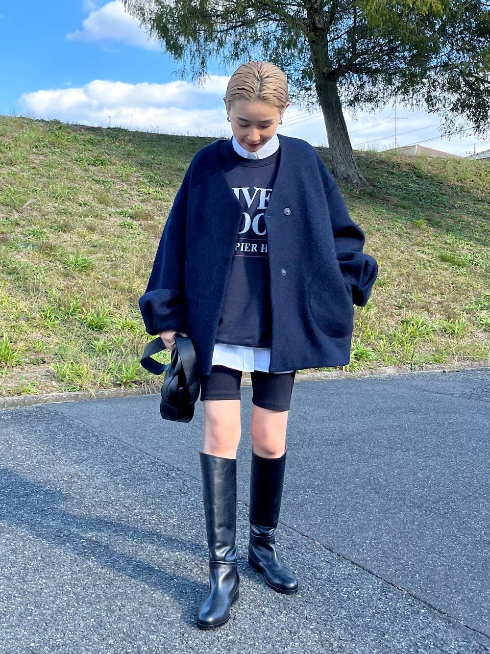 Steven Alan＞LEATHER RIDING BOOTS/ロングブーツを使った人気