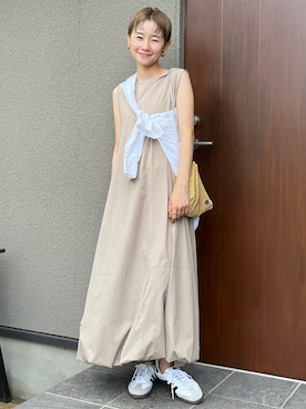 「SALON adam et rope'（サロン アダム エ ロペ）のアイテム」を使った、mikkoさん（レディース・161cm）の夏コーディネート
