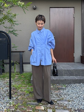 「アイテム（アクセサリー）」を使った、mikkoさん（レディース・161cm）の秋コーディネート