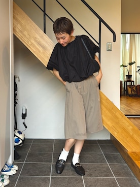「CENE（セネ）のアイテム」を使った、mikkoさん（レディース・161cm）の夏コーディネート
