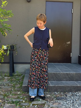 「CENE（セネ）のアイテム」を使った、mikkoさん（レディース・161cm）の春コーディネート