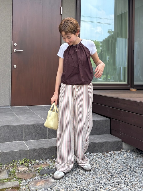 WOMEN【Hanes for BIOTOP】TRIBLEND CROPPED T-SHIRTS 2P (SOLID