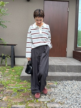 mikkoさん（骨格ナチュラル・レディース・161cm）の秋コーディネート