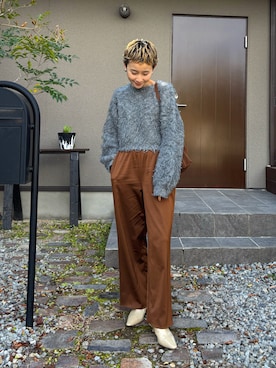 「ENC（エンク）のアイテム」を使った、mikkoさん（レディース・161cm）の冬コーディネート