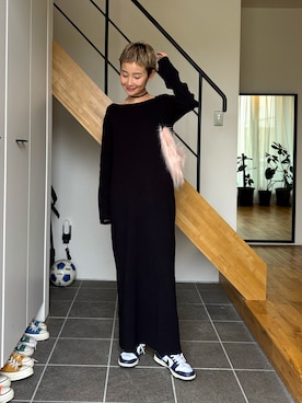 「Steven Alan（スティーブンアラン）のアイテム」を使った、mikkoさん（レディース・161cm）の冬コーディネート