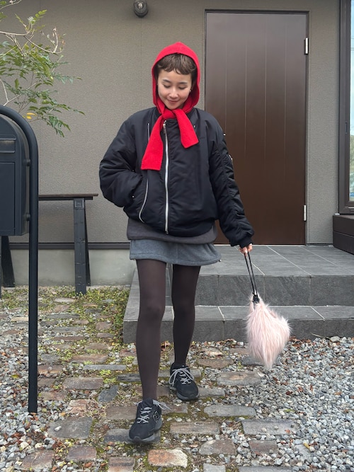 CANAL JEAN（キャナルジーン） スカート El mar フリースミニスカート