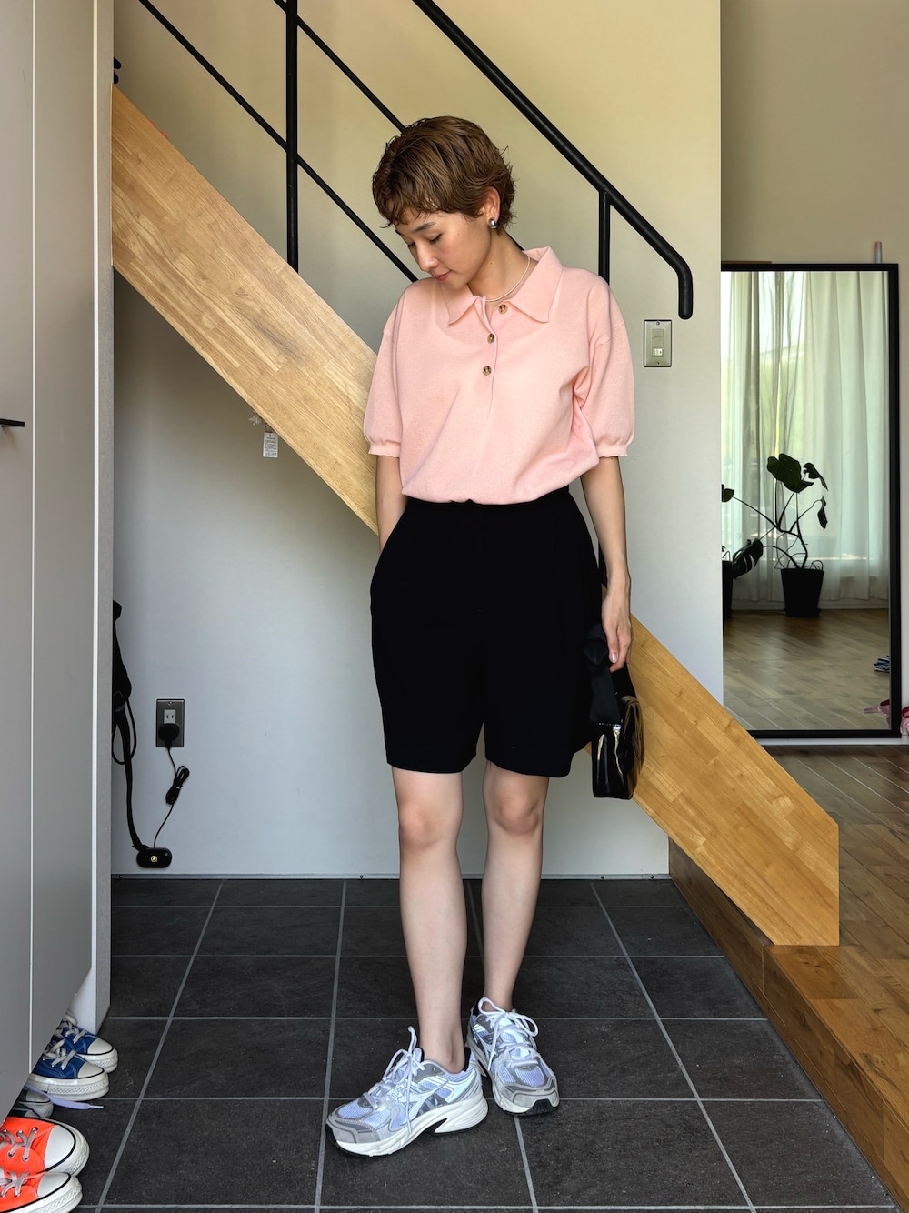 6(ROKU)カラーポイント ポロニット BEAUTY&YOUTH UNITED ARROWS｜<6(ROKU)>カラーポイント