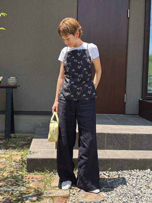 キャミソール anuke Flower Jacquard Tops 62510430 ànuke online store（アンヌーク） / Flower Jacquard