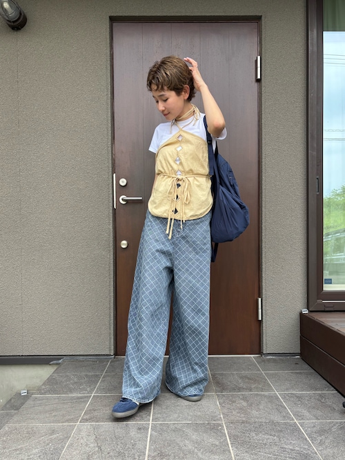 WOMEN【Hanes for BIOTOP】TRIBLEND CROPPED T-SHIRTS 2P (SOLID