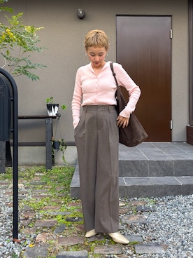 「アイテム（パンプス）」を使った、mikkoさん（レディース・161cm・30代）の秋コーディネート