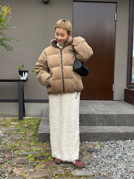 「アイテム（バッグ）」を使った、mikkoさん（レディース・161cm・30代）の冬コーディネート