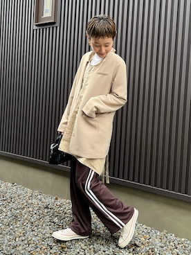 「WONEM（ウォンエム）のアイテム（アクセサリー）」を使った、mikkoさん（レディース・161cm）の冬コーディネート