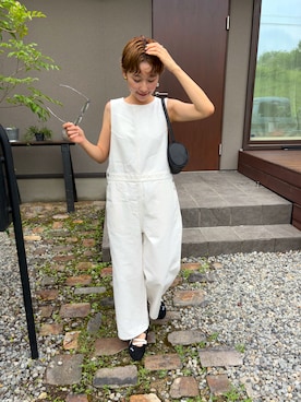 「アイテム（スニーカー）」を使った、mikkoさん（レディース・161cm・30代）の夏コーディネート