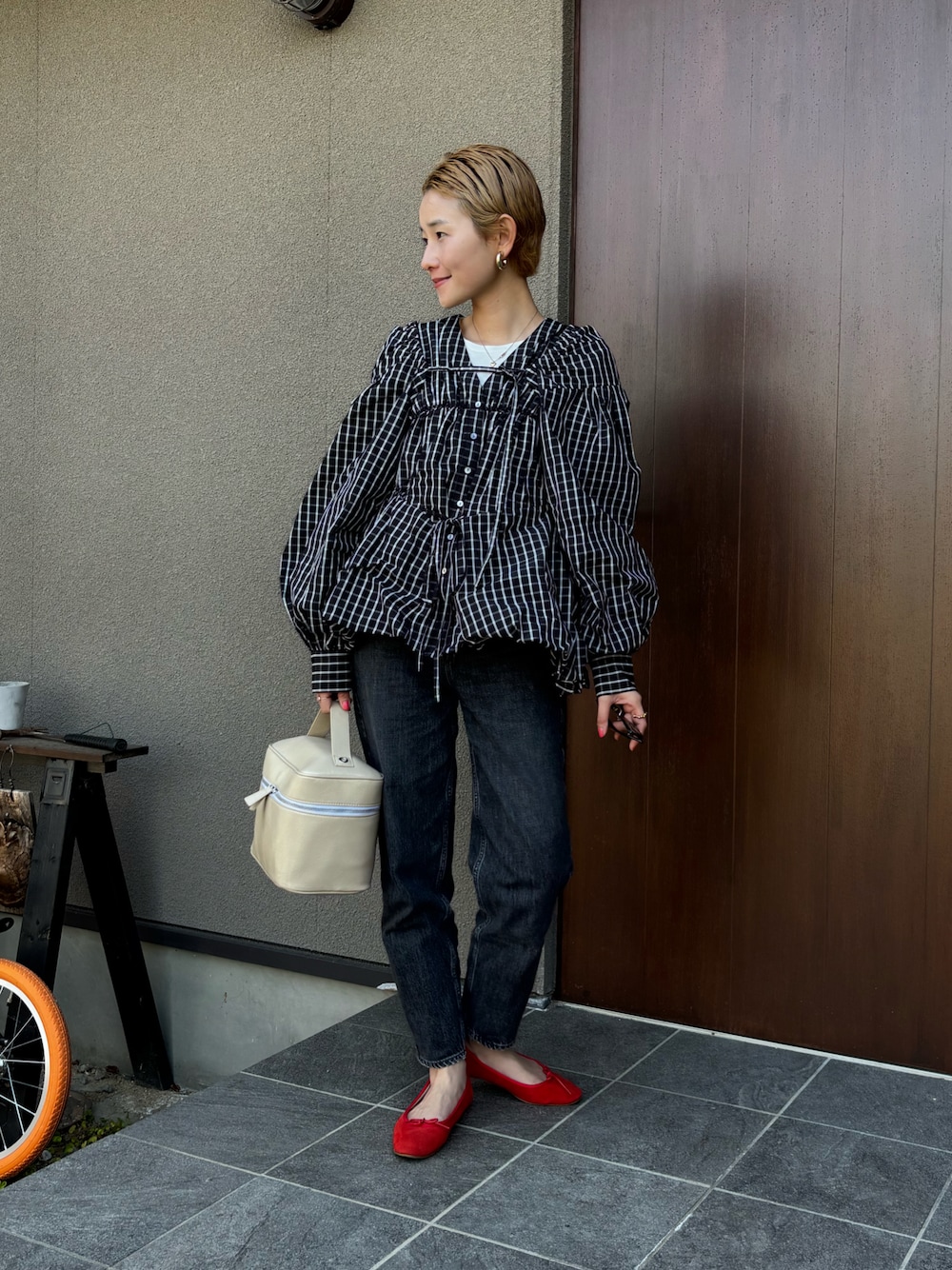 完売・入手困難！メゾンスペシャル マルチウェイタフタブラウス 黒 MAISON SPECIAL ブラウス シャツ Multiway Taffeta Blouse