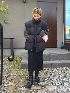 mikkoさん（レディース・161cm）の冬コーディネート