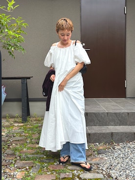 「PHILIPPE AUDIBERT（フィリップ オーディベール）のアイテム」を使った、mikkoさん（レディース・161cm）の春コーディネート