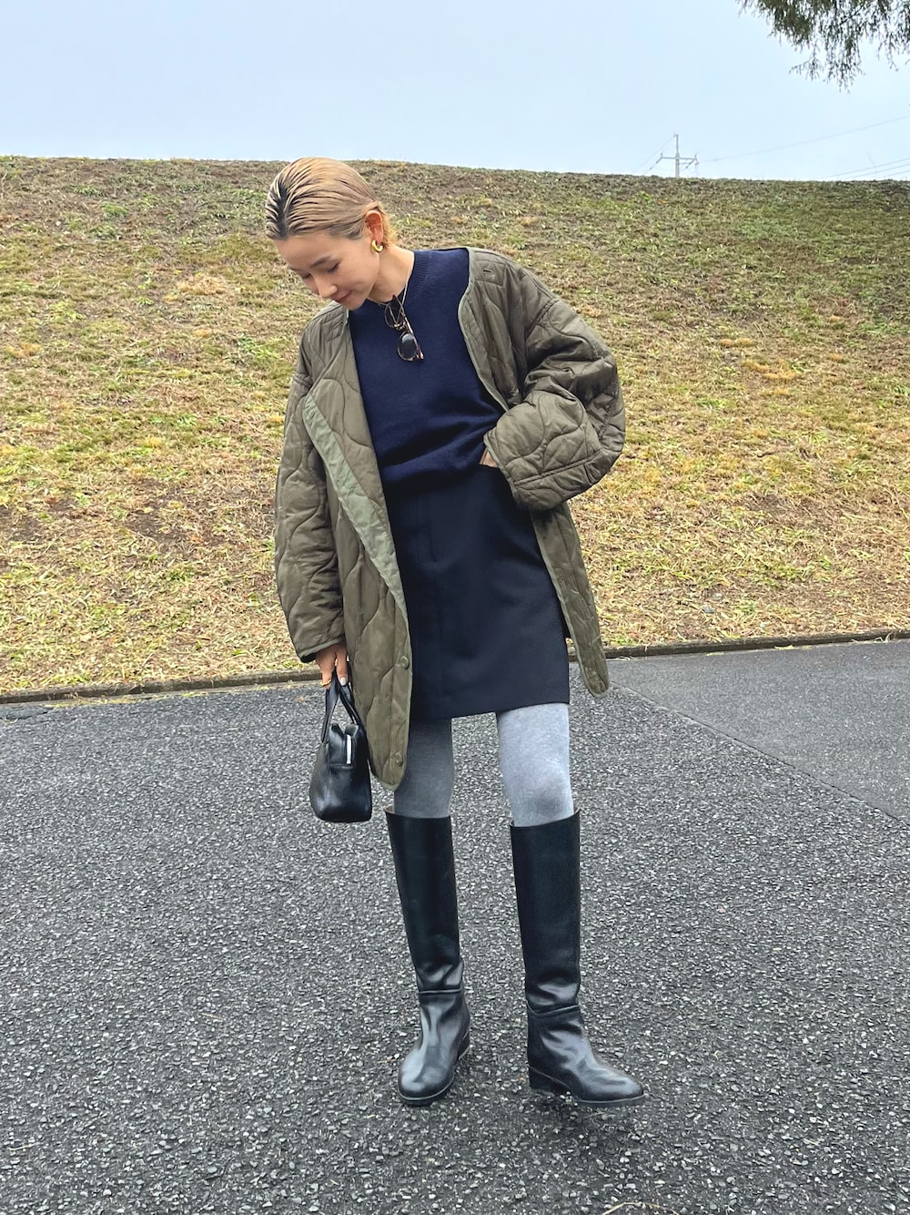 Steven Alan＞LEATHER RIDING BOOTS/ロングブーツを使った人気