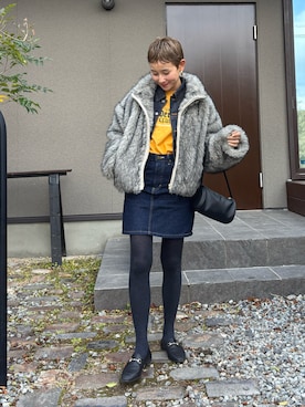 mikkoさん（レディース・161cm）の冬コーディネート