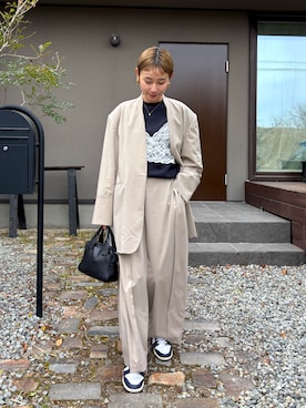 「NIKE（ナイキ）のアイテム」を使った、mikkoさん（レディース・161cm）の冬コーディネート