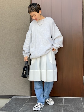 「FREAK'S STORE（フリークスストア）のアイテム（シューズ）」を使った、mikkoさん（レディース・161cm）の春コーディネート