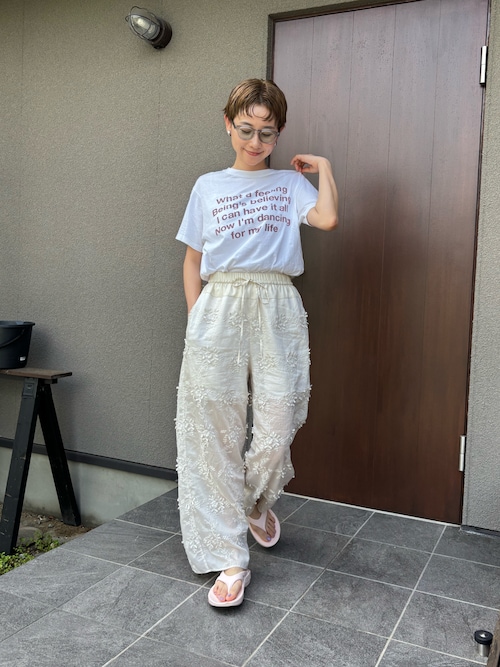 セール】セルロースナイロン エンブロイダリー パンツ（その他