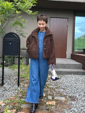 「アイテム（パンプス）」を使った、mikkoさん（レディース・161cm）の秋コーディネート