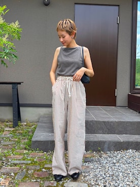 「feepur（フェピュール）のアイテム」を使った、mikkoさん（レディース・161cm）の夏コーディネート