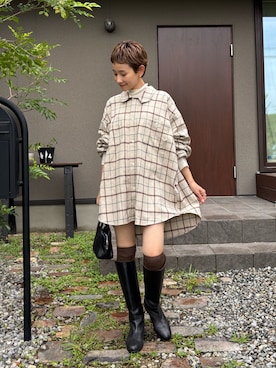 「アイテム（アクセサリー）」を使った、mikkoさん（レディース・161cm・30代）の秋コーディネート