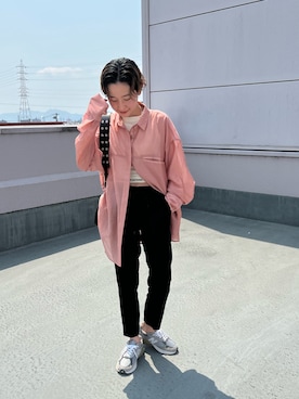 「アイテム（その他トップス）」を使った、mikkoさん（レディース・161cm）の春コーディネート
