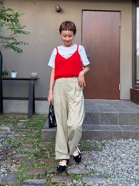 「アイテム（スニーカー）」を使った、mikkoさん（レディース・161cm・30代）の夏コーディネート