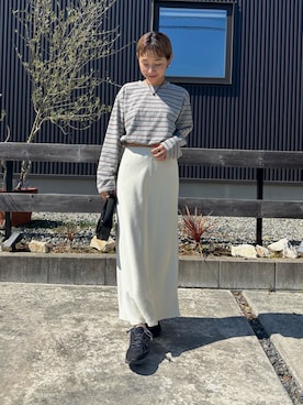 「CENE（セネ）のアイテム」を使った、mikkoさん（レディース・161cm）の春コーディネート