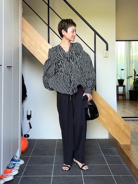 mikkoさん（骨格ナチュラル・レディース・161cm）の秋コーディネート