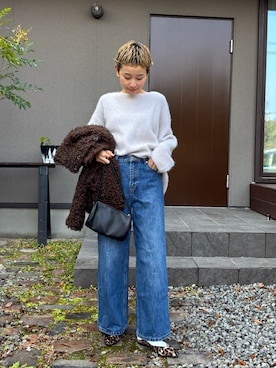 「LIAN（リアン）のアイテム」を使った、mikkoさん（レディース・161cm）の冬コーディネート