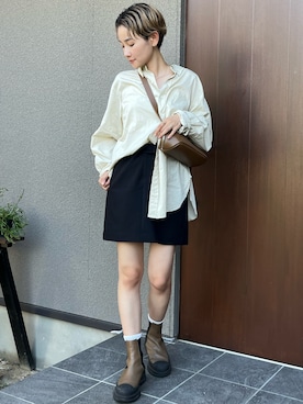 「A part by（アパートバイ）のアイテム」を使った、mikkoさん（レディース・161cm）の秋コーディネート