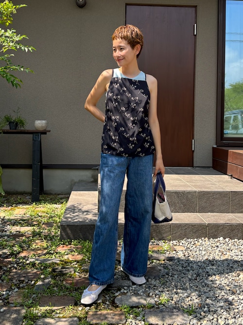 anuke（アンヌーク）の「anuke Flower Jacquard Tops 62510430