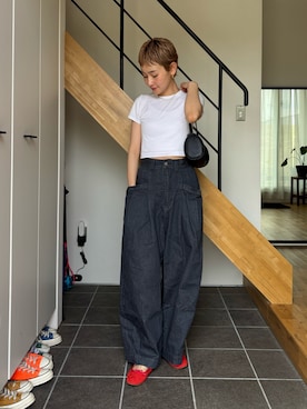 「CENE（セネ）のアイテム」を使った、mikkoさん（レディース・161cm）の春コーディネート
