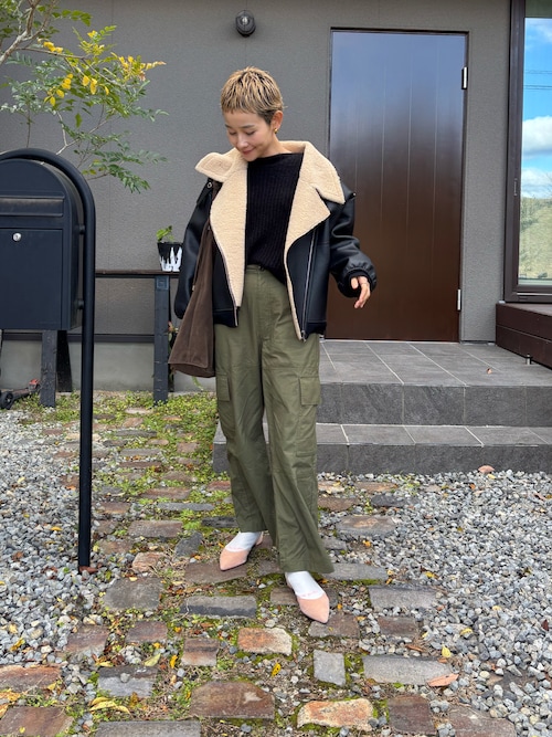 【新品タグ付】Ungridアングリッド ミリタリーボリュームルーズ パンツ Ungrid（アングリッド） パンツ ミリタリールーズパンツ レディース