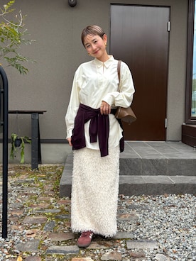 「null.（ヌル）のアイテム」を使った、mikkoさん（レディース・161cm）の春コーディネート