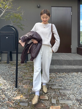 「PHILIPPE AUDIBERT（フィリップ オーディベール）のアイテム」を使った、mikkoさん（レディース・161cm）の春コーディネート