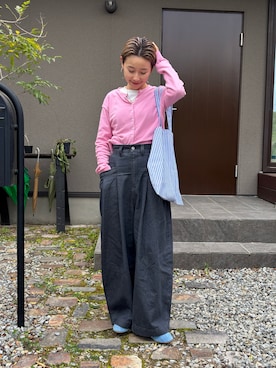 「Steven Alan（スティーブンアラン）のアイテム」を使った、mikkoさん（レディース・161cm）の春コーディネート