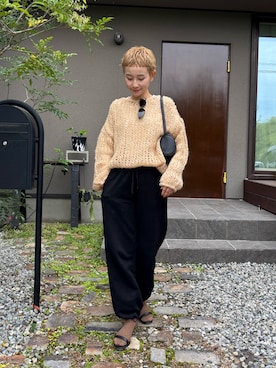 「アイテム（サングラス）」を使った、mikkoさん（レディース・161cm）の秋コーディネート