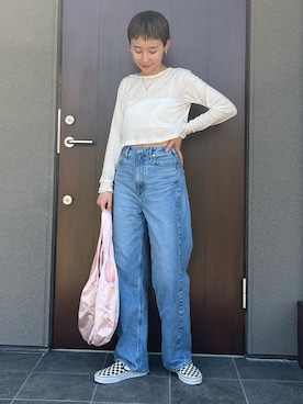 「FREAK'S STORE（フリークスストア）のアイテム（シューズ）」を使った、mikkoさん（レディース・161cm）の春コーディネート
