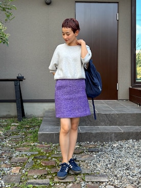 「MACPHEE（マカフィー）のアイテム」を使った、mikkoさん（レディース・161cm）の秋コーディネート